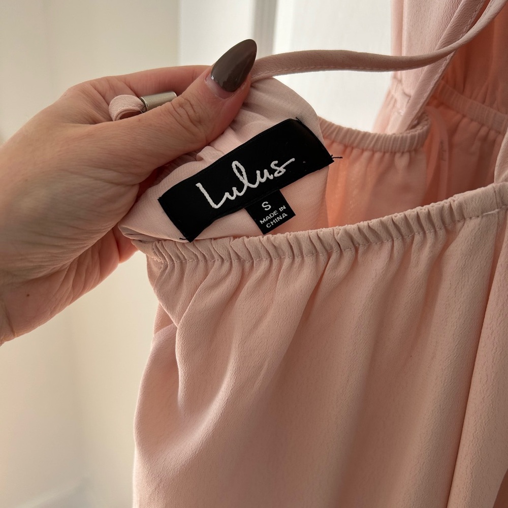 Lulus Maxi Dress, Pink, Size Small, Worn once - used like new - Picture 5 of 8